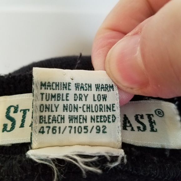 Steeple Chase 2X Sweatshirt Black with Purple Trim - Picture 5 of 5